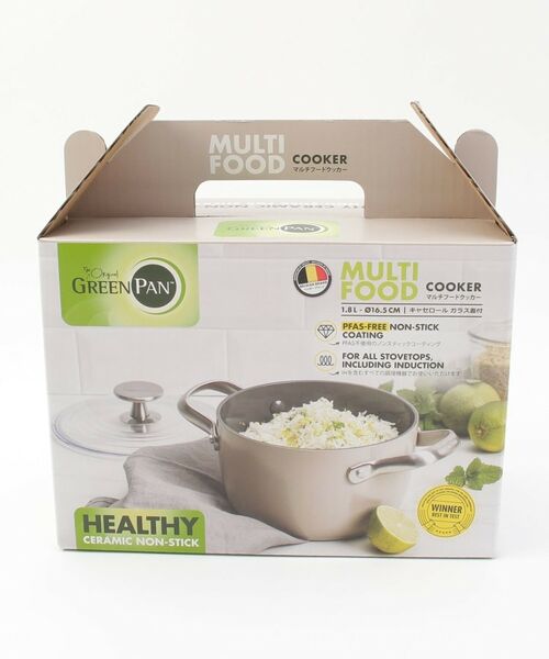 212 KITCHEN STORE / トゥーワントゥーキッチン ストア キッチンツール | マルチフードクッカー 16.5cm トープ ＜GreenPan グリーンパン＞ | 詳細5