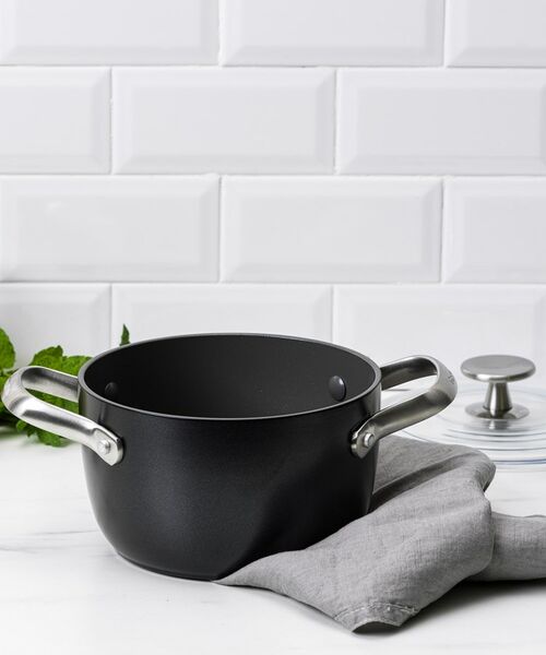 212 KITCHEN STORE / トゥーワントゥーキッチン ストア キッチンツール | マルチフードクッカー 16.5cm ブラック ＜GreenPan グリーンパン＞ | 詳細1