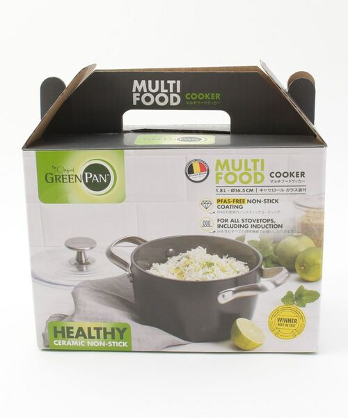 212 KITCHEN STORE / トゥーワントゥーキッチン ストア キッチンツール | マルチフードクッカー 16.5cm ブラック ＜GreenPan グリーンパン＞ | 詳細5