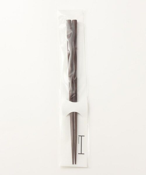 212 KITCHEN STORE / トゥーワントゥーキッチン ストア インテリア・生活雑貨・ホビー・ステーショナリー | 若狭塗 食卓箸・亀甲玉虫 23cm 茶 ＜Homeland ホームランド＞ | 詳細4