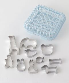212 KITCHEN STORE / トゥーワントゥーキッチン ストア ベビー・キッズグッズ | クッキー抜き型食洗機ケースセット どうぶつ <貝印 リトル・シェフクラブ>