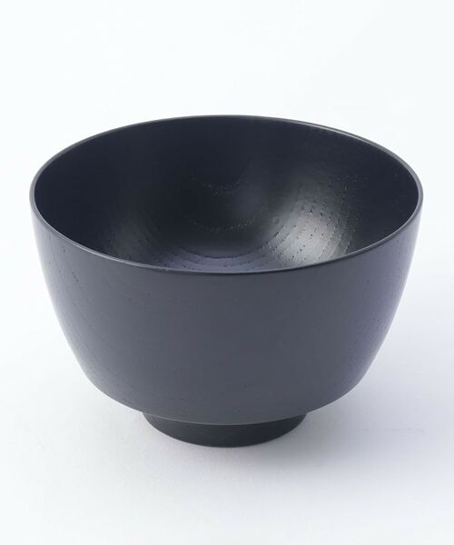 212 KITCHEN STORE / トゥーワントゥーキッチン ストア 食器 | 欅・一文字汁椀 黒 ＜Homeland ホームランド＞ | 詳細1