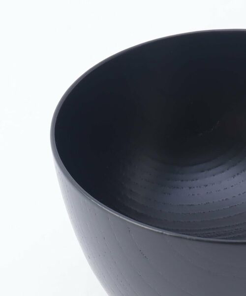 212 KITCHEN STORE / トゥーワントゥーキッチン ストア 食器 | 欅・一文字汁椀 黒 ＜Homeland ホームランド＞ | 詳細4