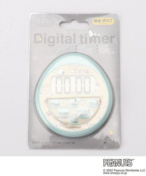 212 KITCHEN STORE / トゥーワントゥーキッチン ストア その他 | PEANUTS 時計付防水タイマー グリーン | 詳細4