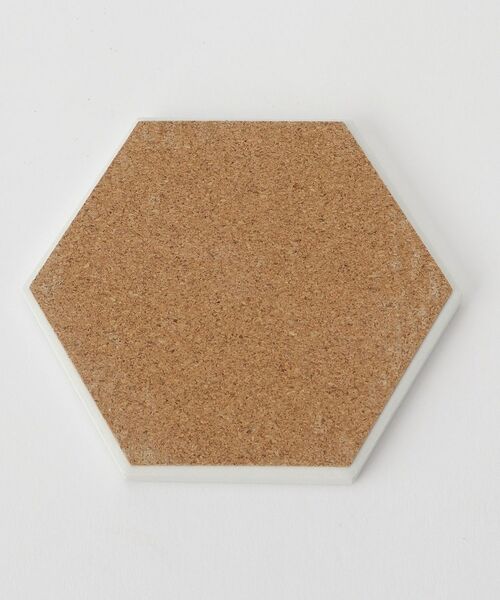 212 KITCHEN STORE / トゥーワントゥーキッチン ストア インテリア・生活雑貨・ホビー・ステーショナリー | 白雲石コースター ヘキサゴン YE | 詳細2