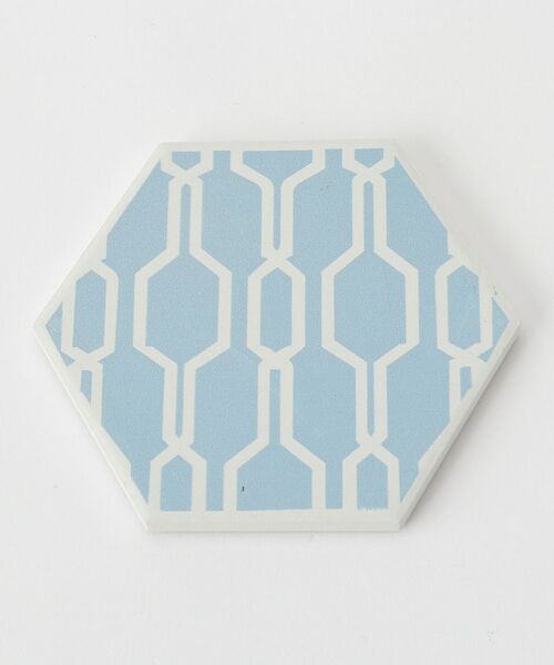 212 KITCHEN STORE / トゥーワントゥーキッチン ストア インテリア・生活雑貨・ホビー・ステーショナリー | 白雲石コースター ヘキサゴン BL | 詳細1