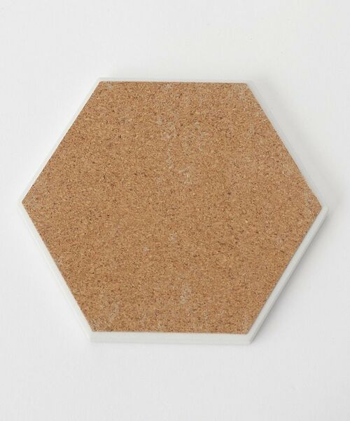212 KITCHEN STORE / トゥーワントゥーキッチン ストア インテリア・生活雑貨・ホビー・ステーショナリー | 白雲石コースター ヘキサゴン BL | 詳細2
