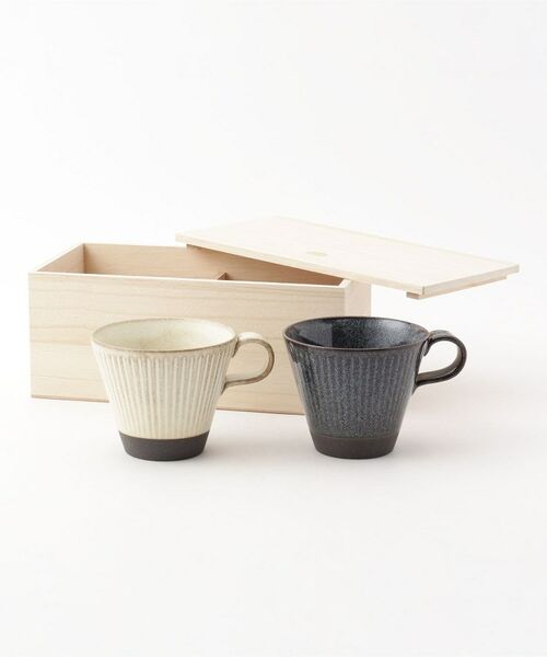 212 KITCHEN STORE / トゥーワントゥーキッチン ストア グラス・マグカップ | engi 和ギフト 十草 (IV NV) マグカップペアセット | 詳細5