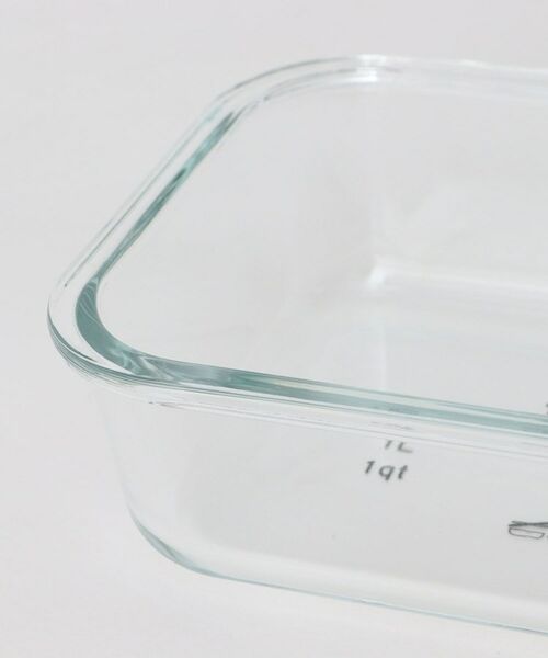 212 KITCHEN STORE / トゥーワントゥーキッチン ストア キッチンツール | プレミアグラス コンテナー 1L BL ＜Tupperware タッパーウェア＞ | 詳細3