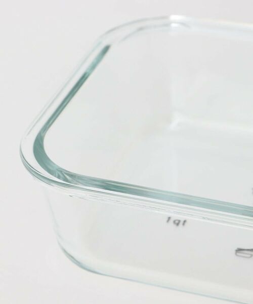 212 KITCHEN STORE / トゥーワントゥーキッチン ストア キッチンツール | プレミアグラス コンテナー 1L ボルドー ＜Tupperware タッパーウェア＞ | 詳細3