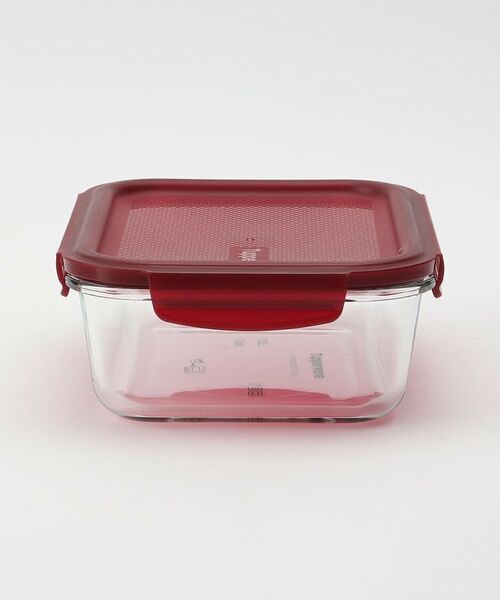 212 KITCHEN STORE / トゥーワントゥーキッチン ストア キッチンツール | プレミアグラス コンテナー 1.5L ボルドー ＜Tupperware タッパーウェア＞ | 詳細3