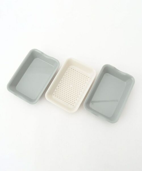 212 KITCHEN STORE / トゥーワントゥーキッチン ストア キッチンツール | 抗菌バット＆ザル ミニ スモーキーグレー | 詳細2