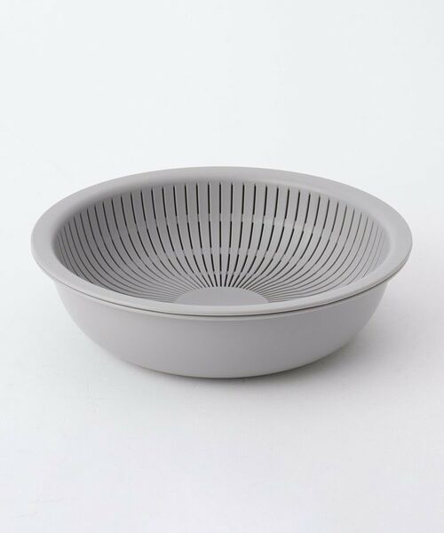 212 KITCHEN STORE / トゥーワントゥーキッチン ストア キッチンツール | 米とぎにも使えるザルとボール浅 GY ＜like-it ライクイット＞ | 詳細1