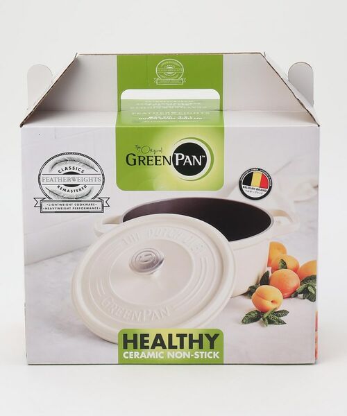 212 KITCHEN STORE / トゥーワントゥーキッチン ストア キッチンツール | フェザーウェイト・ココット 22cm CR ＜GreenPan グリーンパン＞ | 詳細7