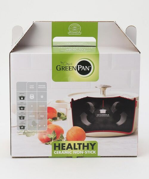 212 KITCHEN STORE / トゥーワントゥーキッチン ストア キッチンツール | フェザーウェイト・ココット 22cm CR ＜GreenPan グリーンパン＞ | 詳細8
