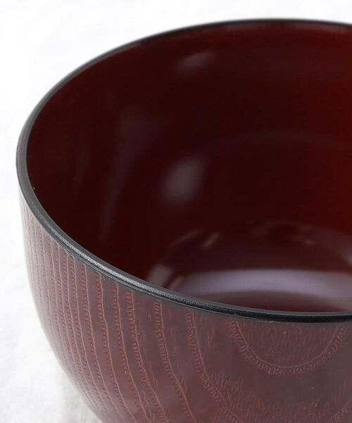 212 KITCHEN STORE / トゥーワントゥーキッチン ストア 食器 | 赤溜 汁椀 木目 クリーンコート加工 | 詳細5
