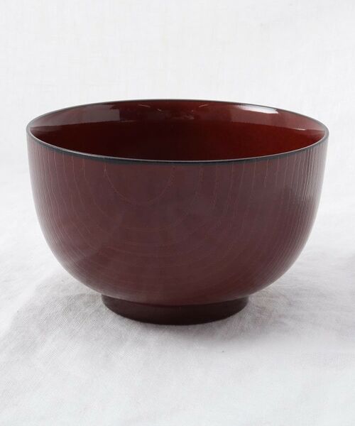 212 KITCHEN STORE / トゥーワントゥーキッチン ストア 食器 | 赤溜 どんぶり 木目 クリーンコート加工 | 詳細2