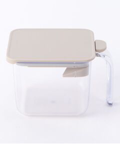 212 KITCHEN STORE / トゥーワントゥーキッチン ストア キッチンツール | 調味料ポット ワイド グレージュ ＜marna マーナ＞