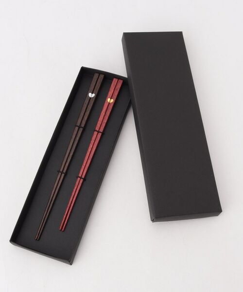 212 KITCHEN STORE / トゥーワントゥーキッチン ストア インテリア・生活雑貨・ホビー・ステーショナリー | 初膳 夫婦箸 BOXセット ハート | 詳細4