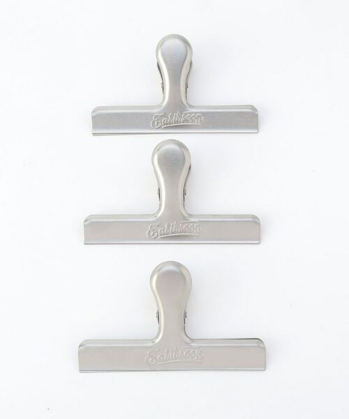 212 KITCHEN STORE / トゥーワントゥーキッチン ストア インテリア・インテリア雑貨 | バッグクリップ S/3 SS BAG CLIP LONG <ダルトン DULTON> | 詳細1