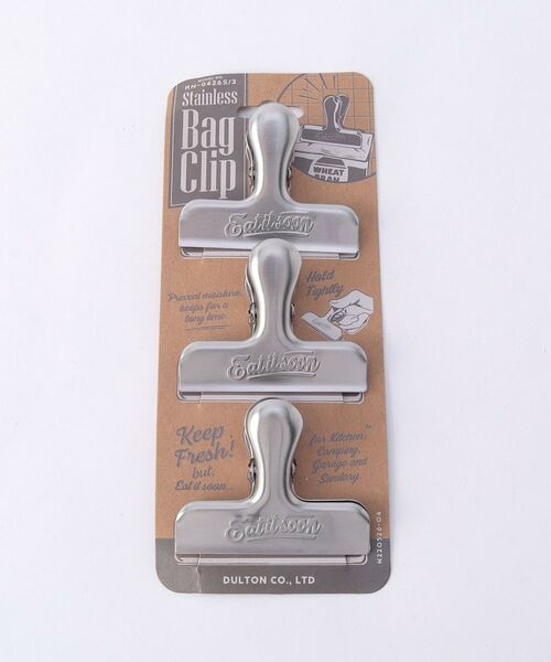 212 KITCHEN STORE / トゥーワントゥーキッチン ストア インテリア・インテリア雑貨 | バッグクリップ S/３ SS BAG CLIP  <ダルトン DULTON> | 詳細6