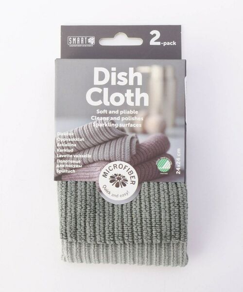 212 KITCHEN STORE / トゥーワントゥーキッチン ストア インテリア・インテリア雑貨 | マイクロファイバー ディッシュクロス 2pce GY ＜SMART スマート＞ | 詳細4