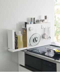 212 KITCHEN STORE / トゥーワントゥーキッチン ストア キッチンツール | 隠せる調味料ラック WH  山崎実業 ＜tower タワー＞