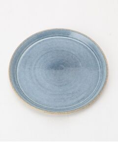 212 KITCHEN STORE / トゥーワントゥーキッチン ストア 食器 | 信楽 フラットプレート 19cm 青萩 ＜Homeland ホームランド＞