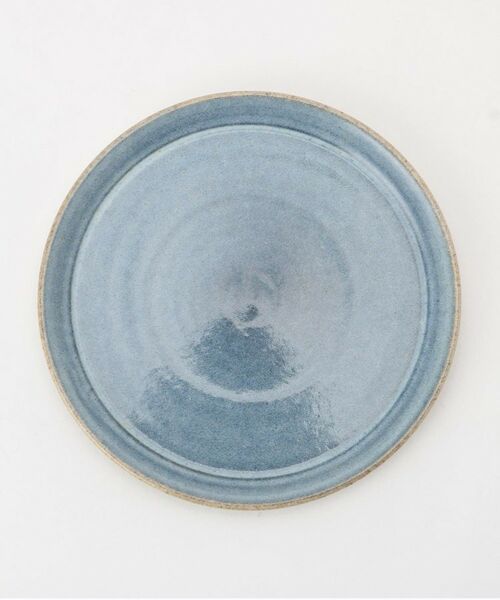 212 KITCHEN STORE / トゥーワントゥーキッチン ストア 食器 | 信楽 フラットプレート 19cm 青萩 ＜Homeland ホームランド＞ | 詳細2