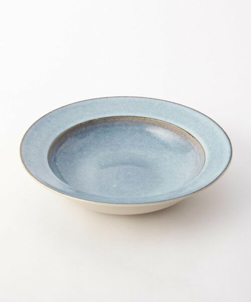 212 KITCHEN STORE / トゥーワントゥーキッチン ストア 食器 | 信楽 深皿 24cm 青萩 ＜Homeland ホームランド＞ | 詳細1