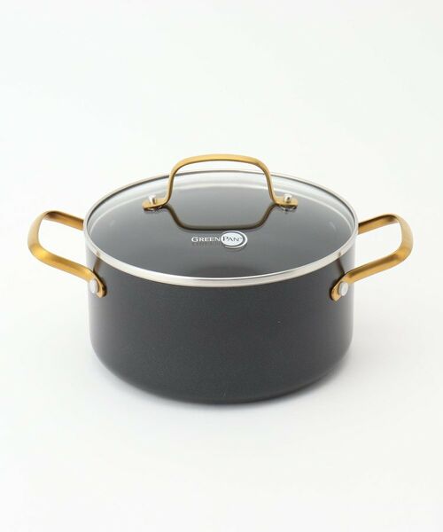 212 KITCHEN STORE / トゥーワントゥーキッチン ストア キッチンツール | ストゥディオ キャセロール 20cm ガラス蓋付 ＜GreenPan グリーンパン＞ | 詳細1