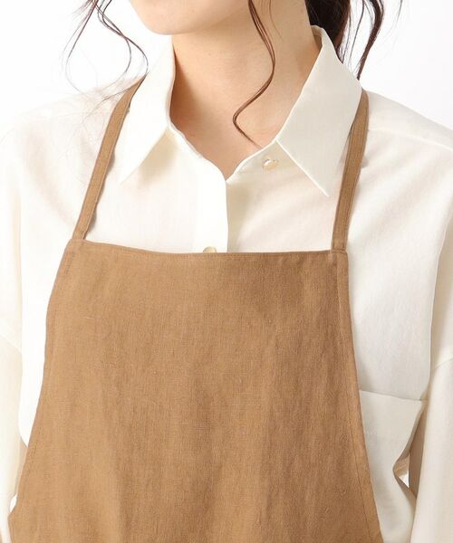 212 KITCHEN STORE / トゥーワントゥーキッチン ストア インテリア・生活雑貨・ホビー・ステーショナリー | ヘンプエプロンS 柿渋   ＜Homeland  ホームランド＞ | 詳細4