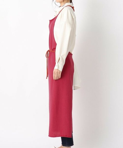 212 KITCHEN STORE / トゥーワントゥーキッチン ストア インテリア・生活雑貨・ホビー・ステーショナリー | ニットエプロン S レッド×オレンジ ＜Homeland ホームランド＞ | 詳細2