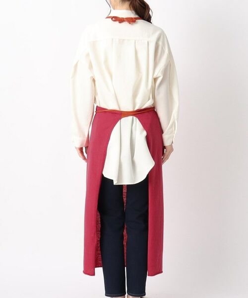 212 KITCHEN STORE / トゥーワントゥーキッチン ストア インテリア・生活雑貨・ホビー・ステーショナリー | ニットエプロン S レッド×オレンジ ＜Homeland ホームランド＞ | 詳細3