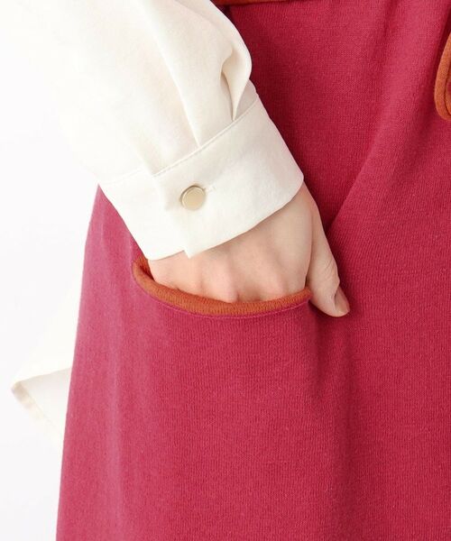 212 KITCHEN STORE / トゥーワントゥーキッチン ストア インテリア・生活雑貨・ホビー・ステーショナリー | ニットエプロン S レッド×オレンジ ＜Homeland ホームランド＞ | 詳細6