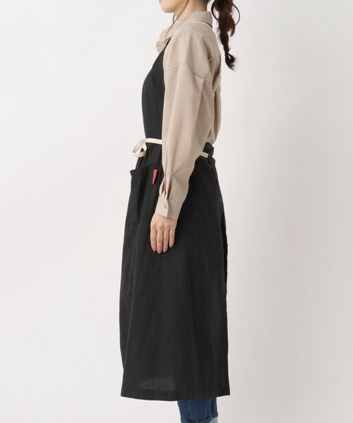 212 KITCHEN STORE / トゥーワントゥーキッチン ストア インテリア・生活雑貨・ホビー・ステーショナリー | 綿麻ギャザーエプロン クライト BK | 詳細2