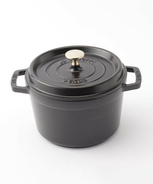 212 KITCHEN STORE / トゥーワントゥーキッチン ストア キッチンツール | グランドココット ラウンド 20cm BK ＜STAUB ストウブ＞ | 詳細1