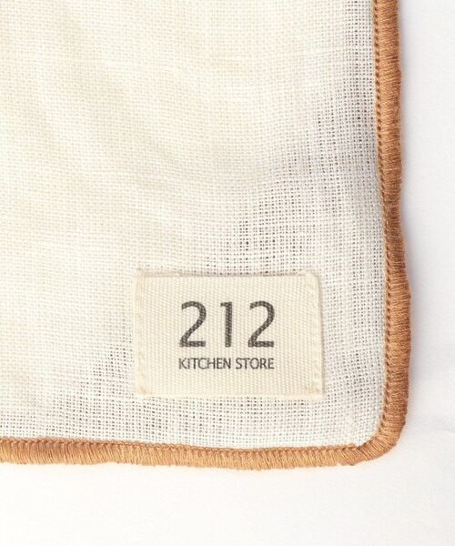 212 KITCHEN STORE / トゥーワントゥーキッチン ストア インテリア・生活雑貨・ホビー・ステーショナリー | TWOTONE テーブルクロス S 130×130 WH×BR ＜212Kオリジナル＞ | 詳細2