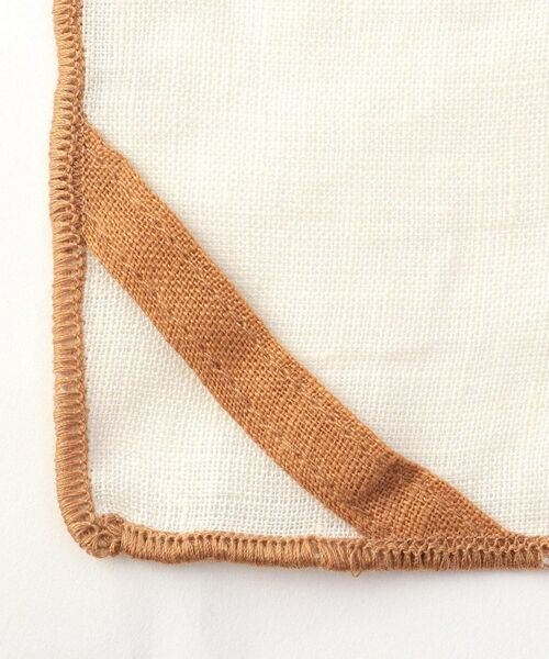 212 KITCHEN STORE / トゥーワントゥーキッチン ストア インテリア・生活雑貨・ホビー・ステーショナリー | TWOTONE テーブルクロス S 130×130 WH×BR ＜212Kオリジナル＞ | 詳細3