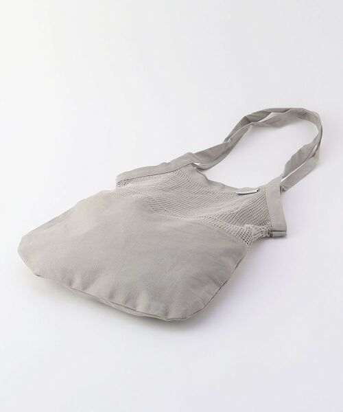 212 KITCHEN STORE / トゥーワントゥーキッチン ストア バッグ | コットン　ハーフメッシュバッグ S グレー | 詳細4