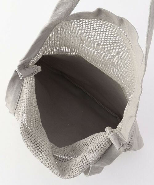 212 KITCHEN STORE / トゥーワントゥーキッチン ストア バッグ | コットン　ハーフメッシュバッグ S グレー | 詳細5