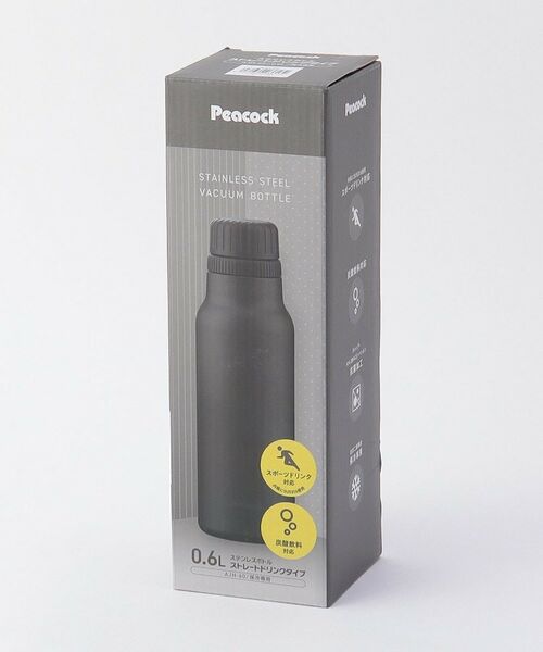 212 KITCHEN STORE / トゥーワントゥーキッチン ストア インテリア・生活雑貨・ホビー・ステーショナリー | 炭酸飲料対応ステンレスボトル 600ml BK ＜ピーコック魔法瓶＞ | 詳細10