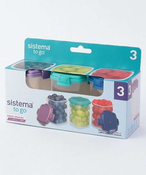 212 KITCHEN STORE / トゥーワントゥーキッチン ストア インテリア・生活雑貨・ホビー・ステーショナリー | トゥーゴー ニックナック 138ｍｌ 3個セット ＜sistema システマ＞ | 詳細7