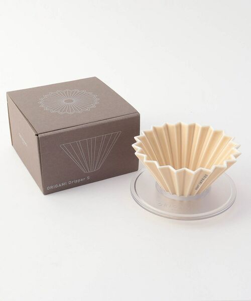 212 KITCHEN STORE / トゥーワントゥーキッチン ストア インテリア・生活雑貨・ホビー・ステーショナリー | ORIGAMI ドリッパー S マットベージュ（ASホルダーセット） | 詳細1