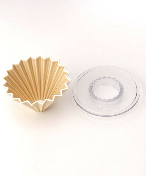 212 KITCHEN STORE / トゥーワントゥーキッチン ストア インテリア・生活雑貨・ホビー・ステーショナリー | ORIGAMI ドリッパー S マットベージュ（ASホルダーセット） | 詳細3