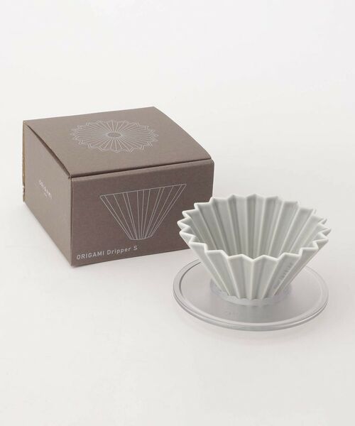 212 KITCHEN STORE / トゥーワントゥーキッチン ストア インテリア・生活雑貨・ホビー・ステーショナリー | ORIGAMI ドリッパー S マットグレー（ASホルダーセット） | 詳細1