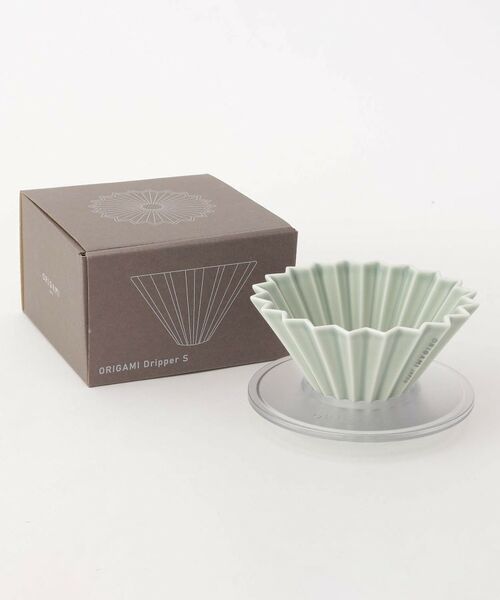 212 KITCHEN STORE / トゥーワントゥーキッチン ストア インテリア・生活雑貨・ホビー・ステーショナリー | ORIGAMI ドリッパー S マットグリーン（ASホルダーセット） | 詳細1