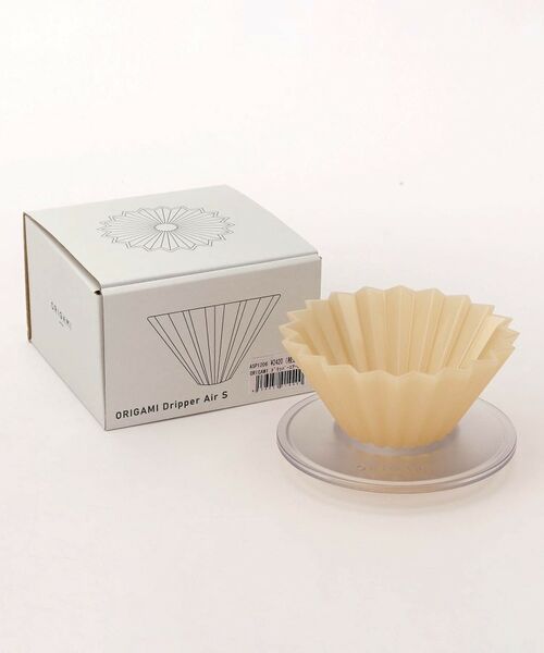 212 KITCHEN STORE / トゥーワントゥーキッチン ストア インテリア・生活雑貨・ホビー・ステーショナリー | ORIGAMI ドリッパー エアー S マットベージュ（ASホルダーセット） | 詳細1