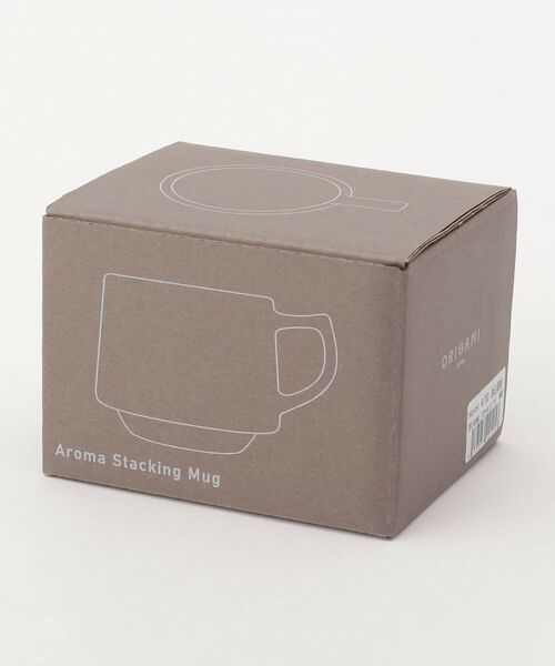 212 KITCHEN STORE / トゥーワントゥーキッチン ストア グラス・マグカップ | ORIGAMI アロマ スタッキングマグ マットベージュ | 詳細7