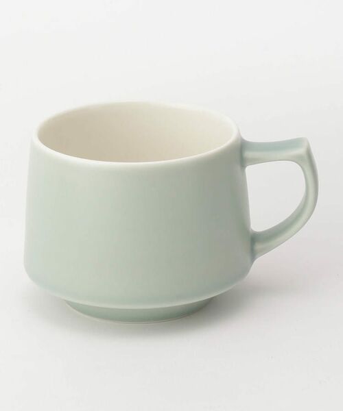 212 KITCHEN STORE / トゥーワントゥーキッチン ストア グラス・マグカップ | ORIGAMI アロマ スタッキングマグ マットグリーン | 詳細1